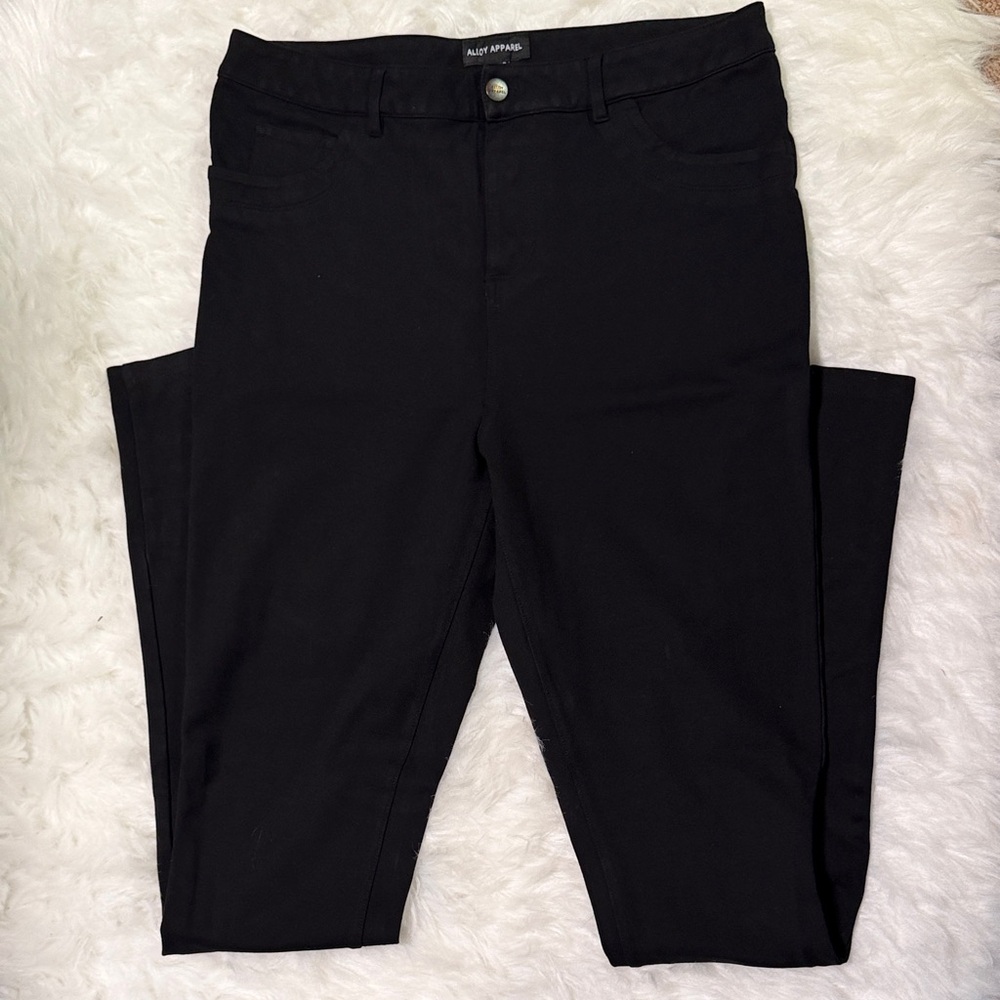35.5 Inseam Long Tall Black Skinny Jegging Pants